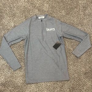 Burn Boot Camp Men’s Half Zip Lightweight Pullover Small NEW